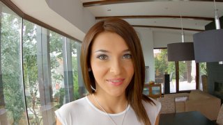 The beautiful Alexis gets her ass tapped. After she squirts milk from her ass  she gets butt...