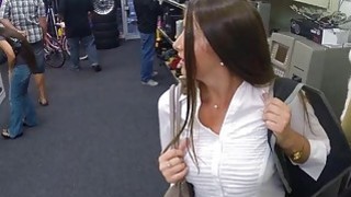 Bubble Butt Babe Nailed In Pawnshop for Cash