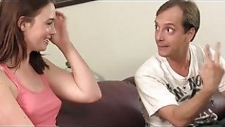 Brunette Beauty Megan berkinerja buruk di tempat kerja dan bos man memiliki solusi yang sempurna67or