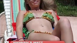 Teen girlfriends hot summer fuck outdoor with the boyfriend