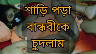 Gadis desa desi di saree kacau keras oleh pacar - seks bangladesh panas