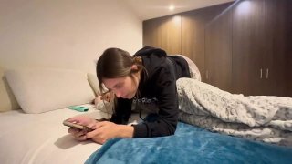 Hot Latina GF Spanks Fingers Ass My Ass Till I Cum - Lesbian HD